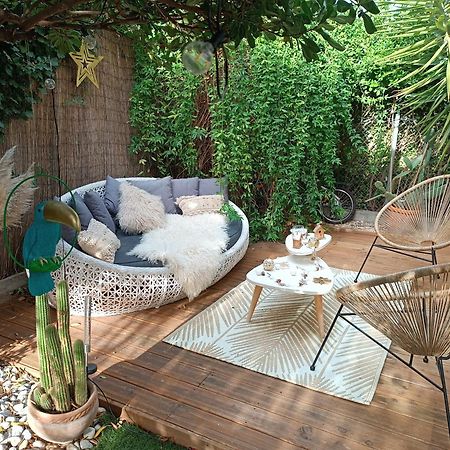 Appartement Rez De Jardin Avec Spa Entre La Mer Et Montpellier 10Mn Lattes Luaran gambar